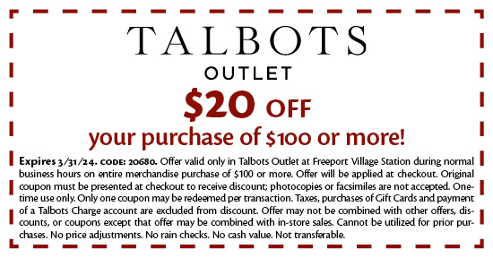 Talbots Outlet - Coupon